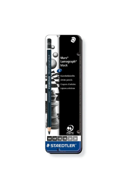 Estojo Lápis Graduado Lumograph Black C/6 100bg6 Staedtler